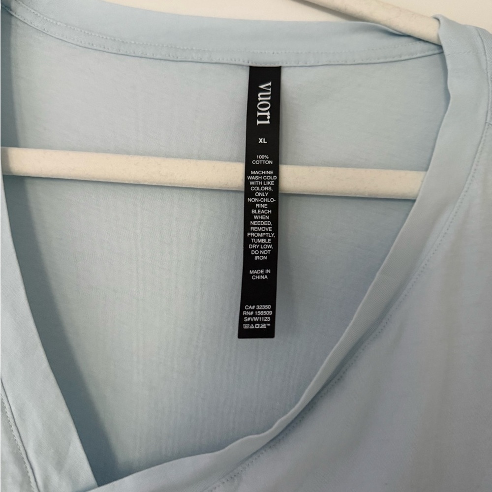 Vuori Light Blue Short Sleeve Tee